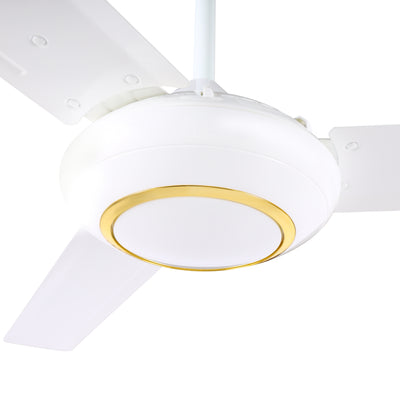 Geepas GF21234 56 Inch Ceiling Fan with 3 Blades | Low Noise High Speed Ceiling Fan | Long Sweep | 5 Speed Regulator | Pure Copper Motor | Perfect for Home & Office Use