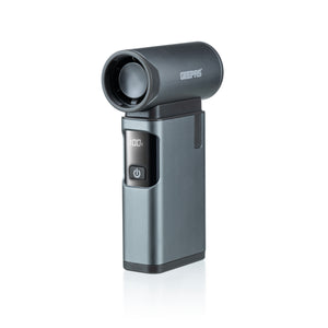 Geepas GF21236 Wireless High-Speed Jet Fan| 90000 RPM Powerful Cleaning Performance| Long-Lasting 4000mAh Battery|5 Adjustable Speed Modes| Mini Vacuum & Nozzles Included