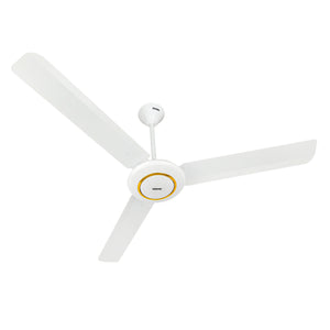 Geepas 56" Ceiling Fan- GF3012/ with 5 Speed Regulator Control, High Performance Copper Motor for Wind/ Ideal for Home, Office, Apartment, Etc./ 5 Years Warranty, White