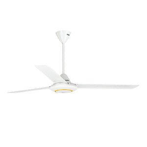 Geepas 56" Ceiling Fan- GF3012/ with 5 Speed Regulator Control, High Performance Copper Motor for Wind/ Ideal for Home, Office, Apartment, Etc./ 5 Years Warranty, White