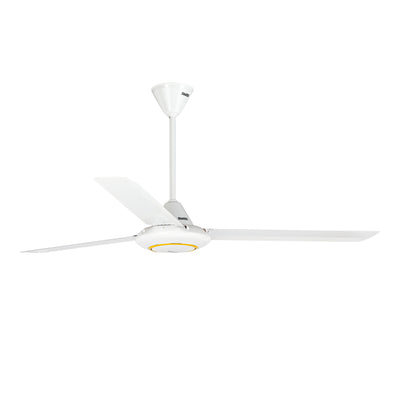 Geepas 56" Ceiling Fan- GF3012/ with 5 Speed Regulator Control, High Performance Copper Motor for Wind/ Ideal for Home, Office, Apartment, Etc./ 5 Years Warranty, White