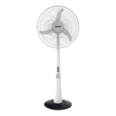 Geepas 18" Rechargeable Fan GF9385 | 2-Speed | LED Light | Oscillating
