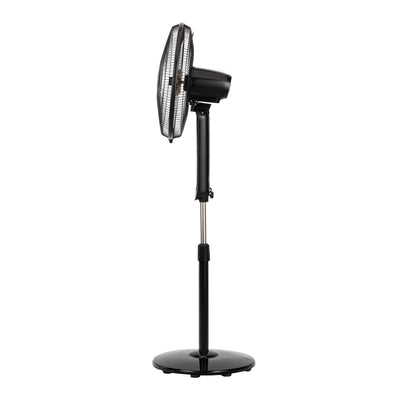 Geepas GF9489 16 Inch Stand Fan with Remote Control | 60W Powerful Motor | 3 Speed Settings| 7.5 Hour Timer | Adjustable Height | Oscillation Function | 2 Years Warranty