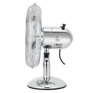 Geepas GF9610 12” Metal Table Fan | 3-Speed Powerful Cooling with High-Performance Motor | Durable Metal Body | Adjustable Tilt | Wide Oscillation | 2 Years Warranty