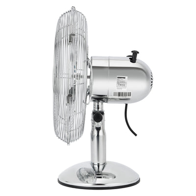 Geepas GF9610 12” Metal Table Fan | 3-Speed Powerful Cooling with High-Performance Motor | Durable Metal Body | Adjustable Tilt | Wide Oscillation | 2 Years Warranty