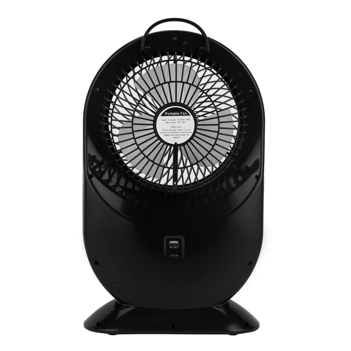 Geepas GF9621 Rechargeable Mini Fan |3-Speed Modes| 40 PCS Ultra-Bright LED Lights| Stepless Speed Switch| Up to 50 Hours Working Time| Compact Portable| 2 Years Warranty
