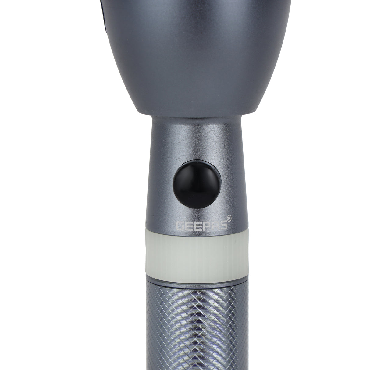 Geepas GFL3803 Rechargeable LED Flashlight |  T6 LED | Aluminum Body | 5000mAh rechargeable Li-ion battery  | aircraft-grade aluminum alloy housing | ergonomic design