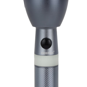 Geepas GFL3803 Rechargeable LED Flashlight |  T6 LED | Aluminum Body | 5000mAh rechargeable Li-ion battery  | aircraft-grade aluminum alloy housing | ergonomic design