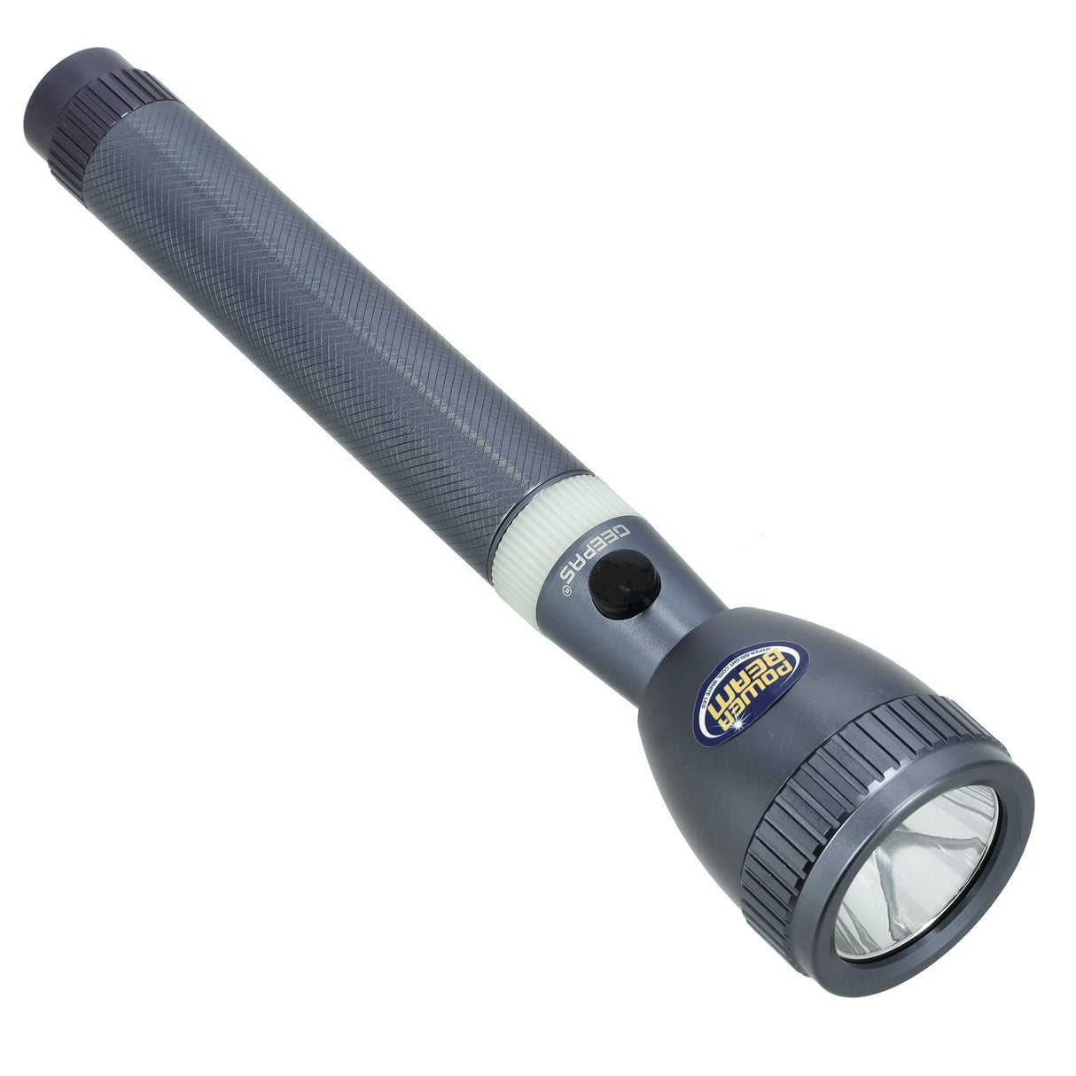 Geepas GFL3827 Rechargeable LED Flashlight | T6 LED | 3000mAh Lithium Battery | Aircraft-Grade Aluminium Alloy Body | Smart Charging Indicator |Lifetime CREE LED Warranty