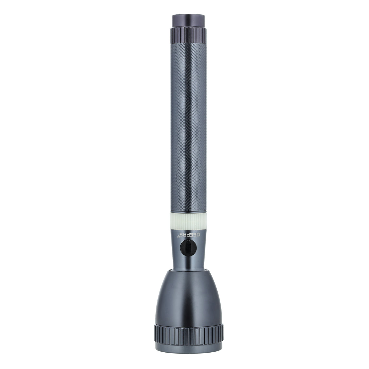 Geepas GFL3827 Rechargeable LED Flashlight | T6 LED | 3000mAh Lithium Battery | Aircraft-Grade Aluminium Alloy Body | Smart Charging Indicator |Lifetime CREE LED Warranty