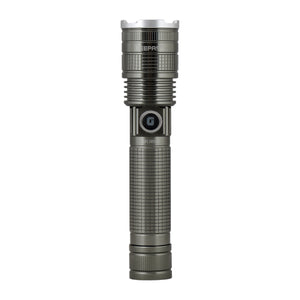 Geepas GFL3854 Rechargeable LED Flashlight |Super Bright Micro LED Torch with 4.5H Working | Portable, Durable & Powerful Torch for Camping, Hiking, Trekking |6M Warranty