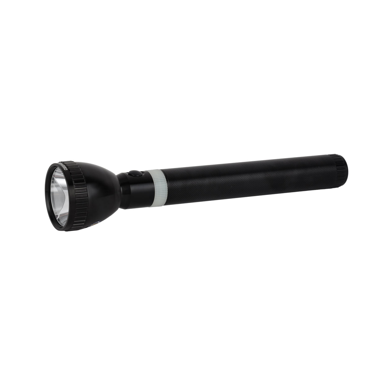 Geepas GFL3858 Rechargeable LED Flashlight | 10W HP50 LED | 6000mAh Battery | 2000m Beam Range | Up to 6 hours working time | Aircraft-grade aluminium construction