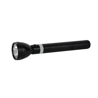 Geepas GFL3858 Rechargeable LED Flashlight | 10W HP50 LED | 6000mAh Battery | 2000m Beam Range | Up to 6 hours working time | Aircraft-grade aluminium construction