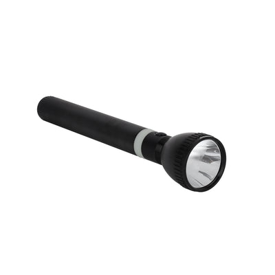 Geepas GFL3858 Rechargeable LED Flashlight | 10W HP50 LED | 6000mAh Battery | 2000m Beam Range | Up to 6 hours working time | Aircraft-grade aluminium construction