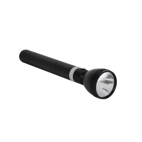 Geepas GFL3858 Rechargeable LED Flashlight | 10W HP50 LED | 6000mAh Battery | 2000m Beam Range | Up to 6 hours working time | Aircraft-grade aluminium construction