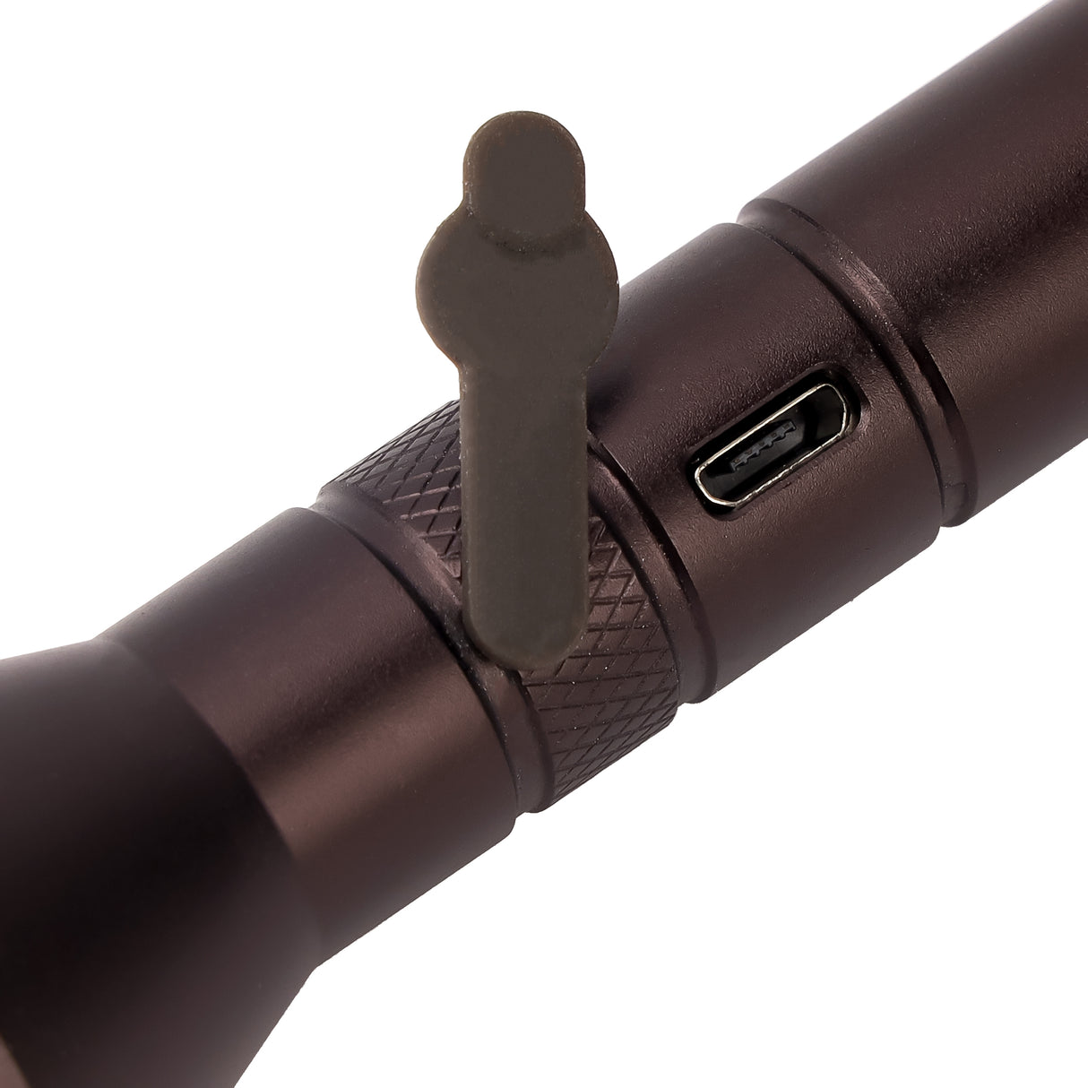 Geepas GFL3861 Rechargeable LED Flashlight | CREE LED | 1000m Beam Range | IP64 Waterproof | Durable 6063 aluminum alloy body | Rechargeable 14500 Li-ion battery