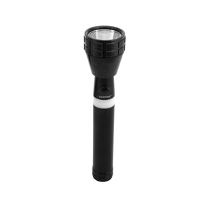 Geepas GFL4623 Rechargeable LED Flashlight 3-in-1 Combo | Aircraft Aluminium Torch | Long-Range Illumination | Aircraft-Grade Aluminium Construction | 2 Hours Runtime