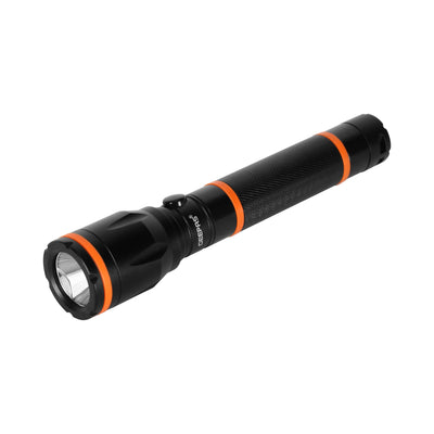 Geepas GFL4659 Waterproof Rechargeable LED Flashlight | CREE LED | 800mAh Battery | Up to 1.5 hours working | Charging status indicator | Durable and lightweight design