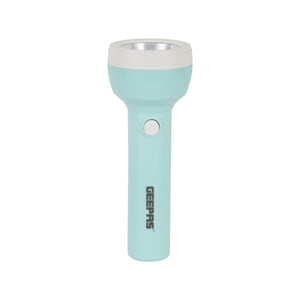 Geepas GFL4676 Rechargeable LED Flashlight | Type-C Charging | Super Bright SMD LED Torch | Up to 8 hours of  working time | Compact, lightweight & easy-to-carry design