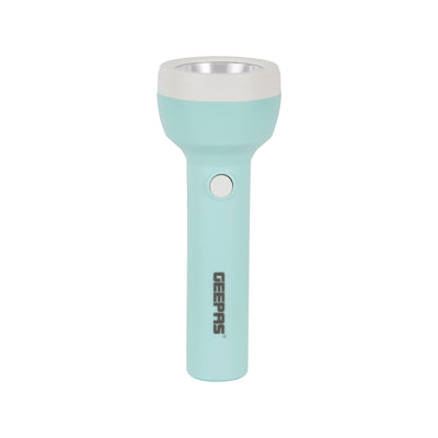 Geepas GFL4676 Rechargeable LED Flashlight | Type-C Charging | Super Bright SMD LED Torch | Up to 8 hours of  working time | Compact, lightweight & easy-to-carry design