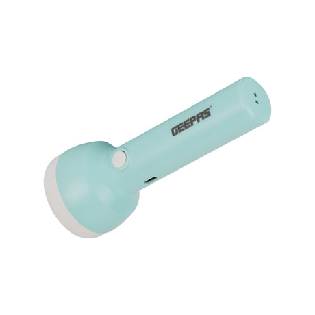 Geepas GFL4676 Rechargeable LED Flashlight | Type-C Charging | Super Bright SMD LED Torch | Up to 8 hours of  working time | Compact, lightweight & easy-to-carry design