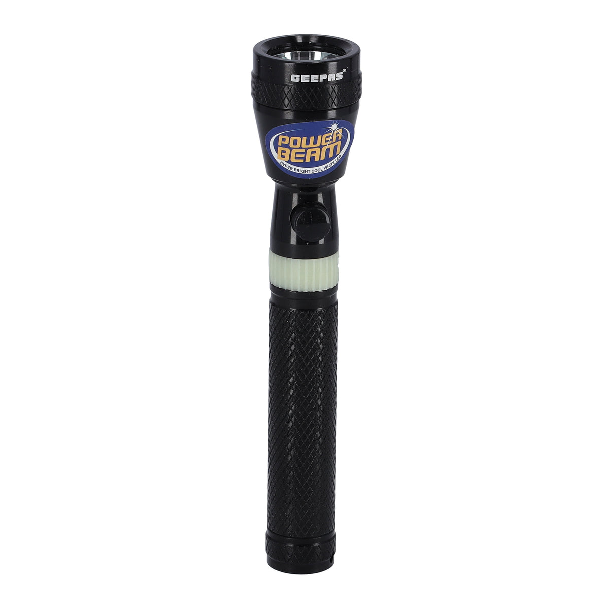 Geepas GFL51028 Rechargeable LED Flashlight | 3W CREE LED Aluminium Torch | 800-Metre Beam Distance |Aircraft-Grade Aluminium Body | Up to 1,500 Recharge Cycles