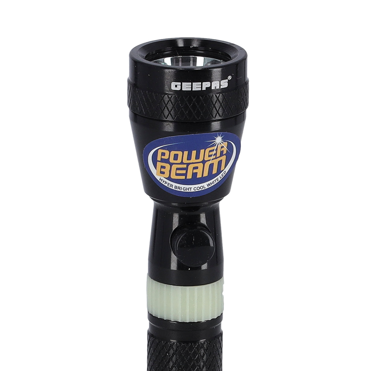 Geepas GFL51028 Rechargeable LED Flashlight | 3W CREE LED Aluminium Torch | 800-Metre Beam Distance |Aircraft-Grade Aluminium Body | Up to 1,500 Recharge Cycles