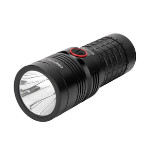 Geepas GFL51044 Waterproof LED Flashlight |  Power Bank |  3000 Lumens |  10000mAh Battery |  Powerful XHP70 LED |USB Type-C charging support | Waterproof construction