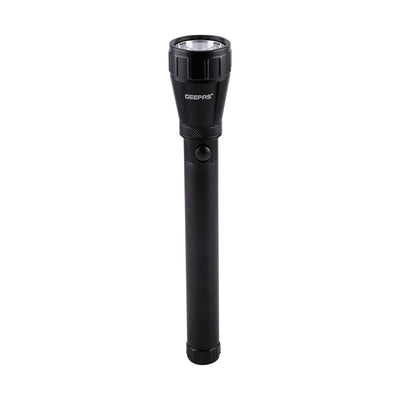 Geepas GFL51076 Rechargeable 7W T6 LED Flashlight Combo | 3PCS Aluminium Torch | Long Beam Range | Aircraft-Grade Aluminium Construction | Up to 3 Hours Runtime