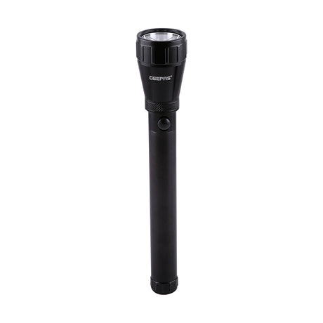 Geepas GFL51076 Rechargeable 7W T6 LED Flashlight Combo | 3PCS Aluminium Torch | Long Beam Range | Aircraft-Grade Aluminium Construction | Up to 3 Hours Runtime