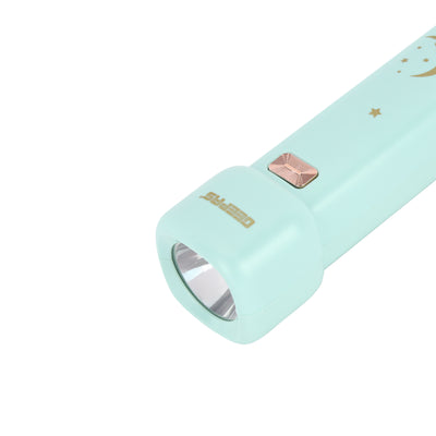 Geepas GFL51092  Rechargeable LED Flashlight | Type-C Charging | 1500mAh Lithium Battery | 1W High Brightness LED | Up to 17 Hours Working Time | For Emergency Torch Uses