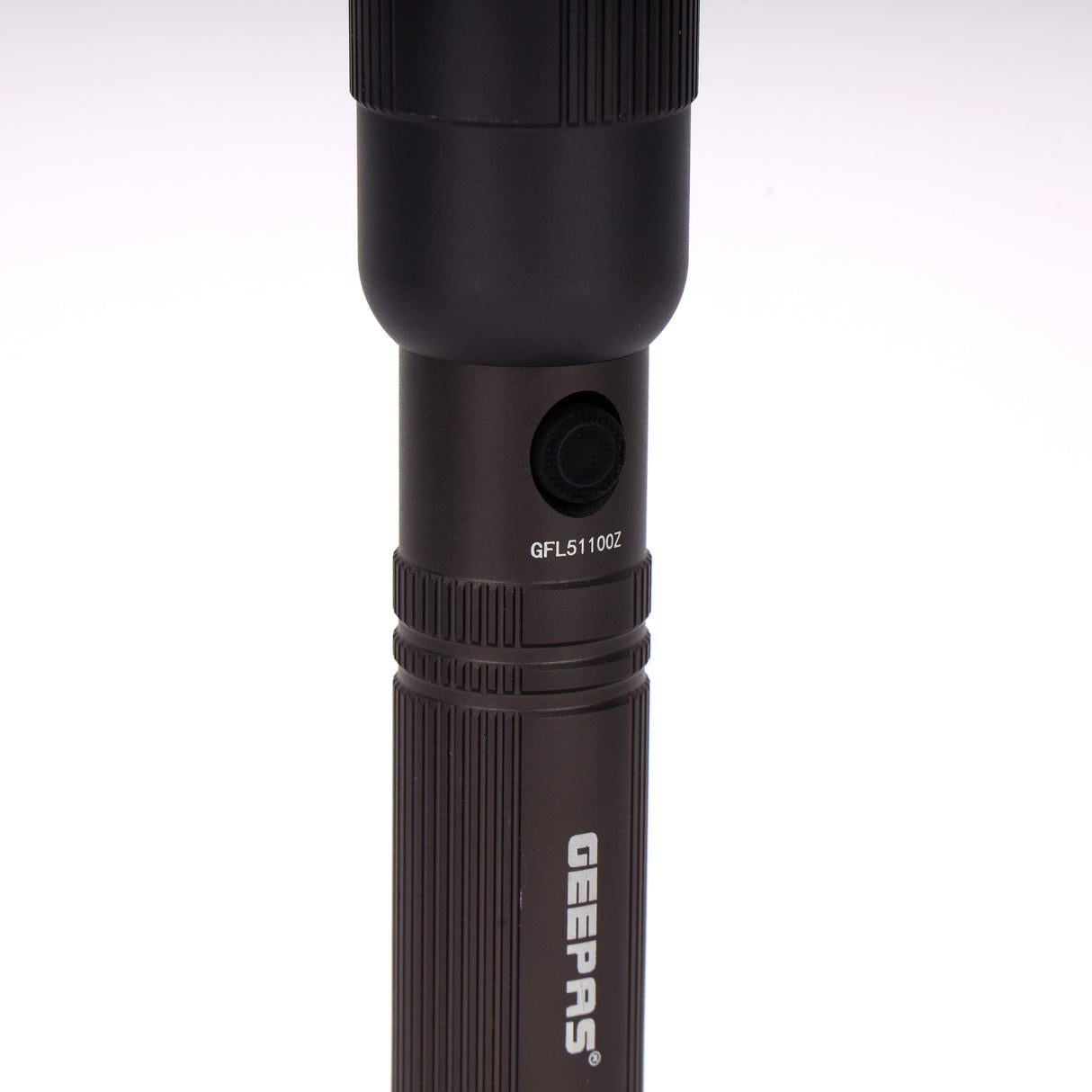 Geepas GFL51100Z 15W Zoomable Rechargeable LED Flashlight | 2000mAh Lithium Battery| 1000 Lumens Brightness & Type-C Charging | Suitable for Outdoor & Emergency Use