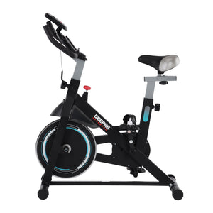 Geepas GFT90004 Spin Bike | 4kg Flywheel & Digital Display | Adjustable Resistance | Adjustable Handlebar & Seat | Digital Display | Low-Noise Operation | Lightweight