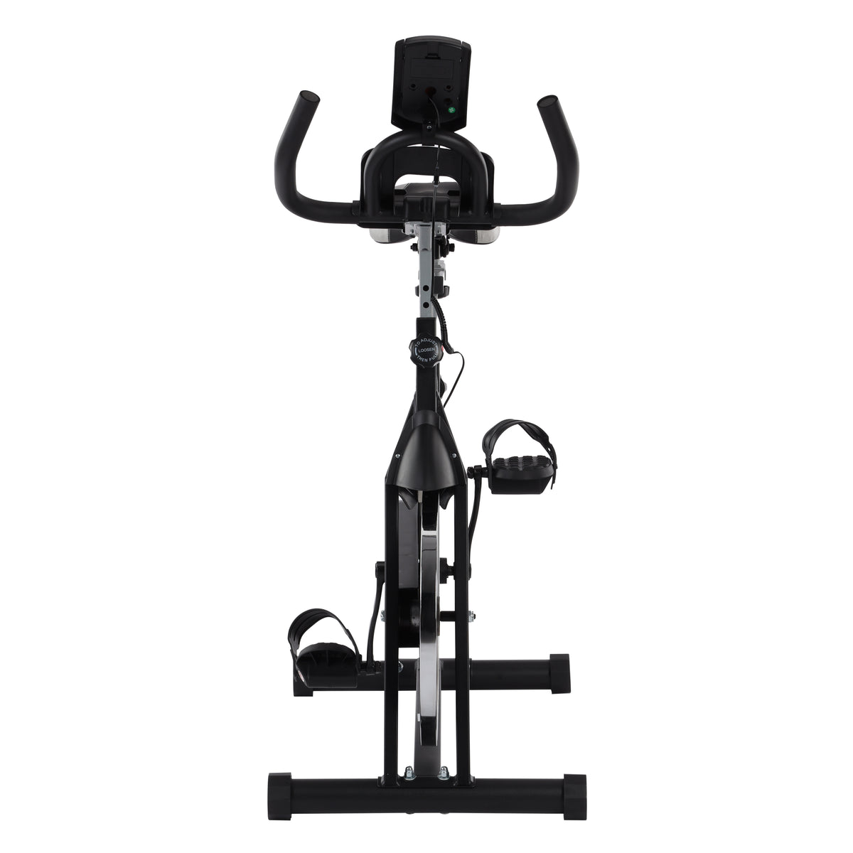 Geepas GFT90004 Spin Bike | 4kg Flywheel & Digital Display | Adjustable Resistance | Adjustable Handlebar & Seat | Digital Display | Low-Noise Operation | Lightweight
