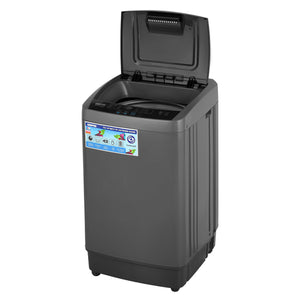 Geepas GFW5800LCQ Fully Automatic Washing Machine | 5kg Capacity| 300W Wash Power| LED Display| Fuzzy Logic| Air Dry| Big Pulsator| Low Noise| 2 Year Motor Warranty