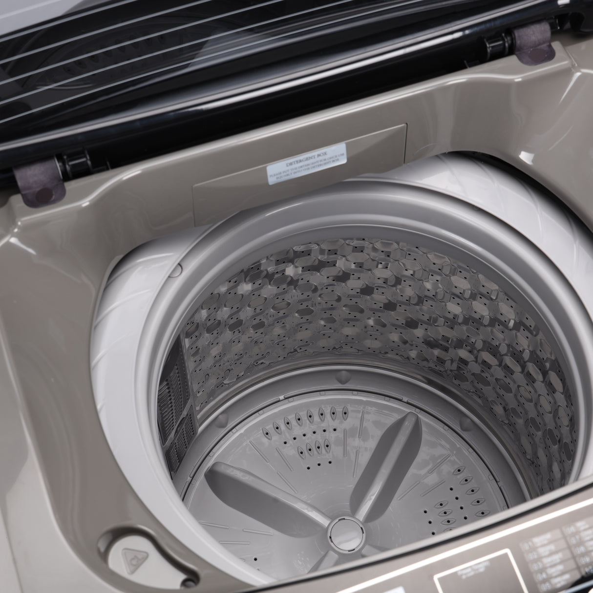 Geepas GFWM8800LCQ 8KG Fully Automatic Top Load Washing Machine | LED Display | Fuzzy Logic & 800 RPM | Powerful 420W Wash & Spin | Air Dry Function |Low Noise Operation