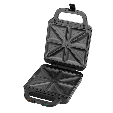 Geepas GGM36534 3-in-1 Multi Snacks Maker | 1400W | Grill, Waffle & Sandwich Maker | 180° flat opening |  4-slice sandwich capacity  | Automatic temperature control