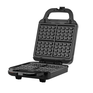 Geepas GGM36534 3-in-1 Multi Snacks Maker | 1400W | Grill, Waffle & Sandwich Maker | 180° flat opening |  4-slice sandwich capacity  | Automatic temperature control