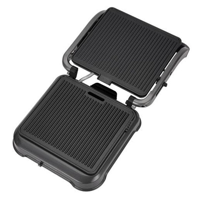 Geepas GGM36539 Grill Maker | 2000W | Stainless Steel Electric Grill with Adjustable Temperature Control| Non-Stick Plates| Drip Tray| Quick Heating| 2 Years Warranty