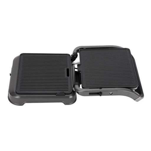 Geepas GGM36539 Grill Maker | 2000W | Stainless Steel Electric Grill with Adjustable Temperature Control| Non-Stick Plates| Drip Tray| Quick Heating| 2 Years Warranty