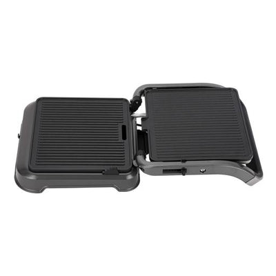 Geepas GGM36539 Grill Maker | 2000W | Stainless Steel Electric Grill with Adjustable Temperature Control| Non-Stick Plates| Drip Tray| Quick Heating| 2 Years Warranty