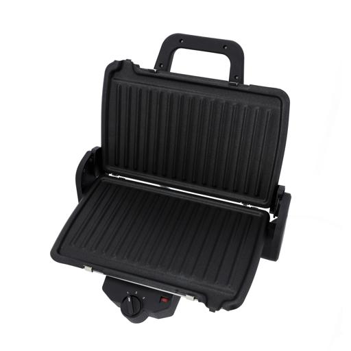 Geepas Multifunction Grill Maker GGM5458 |Powerful Electric Grill with Non-Stick Plates| Adjustable Thermostat Control| Cool-Touch Handle| Easy Cleaning| 2 Years Warranty