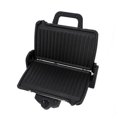 Geepas Multifunction Grill Maker GGM5458 |Powerful Electric Grill with Non-Stick Plates| Adjustable Thermostat Control| Cool-Touch Handle| Easy Cleaning| 2 Years Warranty