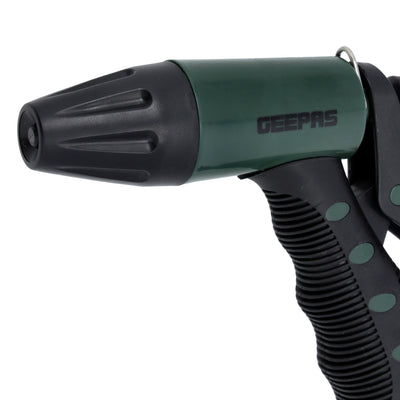 Geepas GGP65083 Single Pattern Garden Spray Nozzle with Ergonomic Grip | Trigger Lock | Universal Hose Connector | Durable Water Sprayer for Lawn Watering & Car Wash