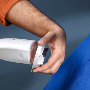 Geepas Handheld Garment Steamer GGS25035 | 1500W, Heats in 35s, 3 Modes with Turbo, 250ml Tank | Safe for All Fabrics & Delicates | White & Pink, 2-Year Warranty