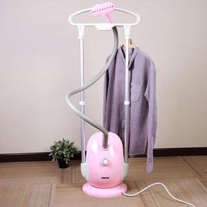 Geepas GGS9691 1800W Garment Steamer | 1.7L Water Tank| 3 Steam Settings | Ultra-Fast 45s Heat-Up | 40 Min Continuous Steam | Dual Telescopic Bars |  1 Year Warranty