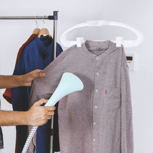 Geepas Garment Steamer GGS9695 | 1800W Powerful Fabric Steamer | Large 2L Water Tank| Fast Heating| Easy to Use | Portable Design | Safe Operation | 2 Years Warranty