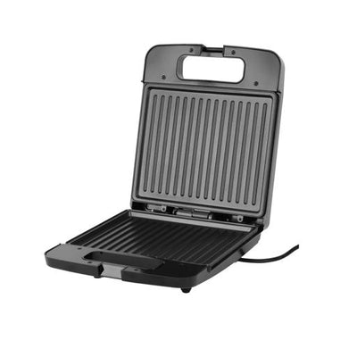 Geepas 4-Slice Stainless Steel Grill Maker GGT671 | Family Size Electric Grill with Non-Stick Plates| Adjustable Temperature| Easy Cleaning| Durable |2 Years Warranty