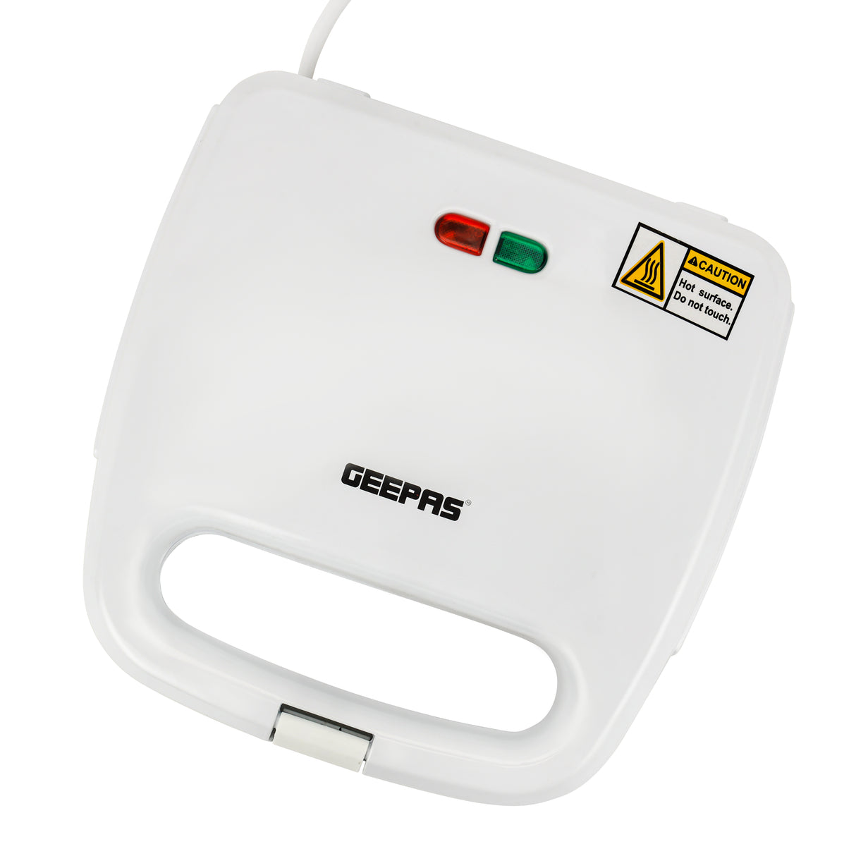 Geepas Sandwich Toaster | GGT686 | Non Stick Heating Plate | Thermostat Control with Indicator Light | Ideal for Sandwich, Omelet & More