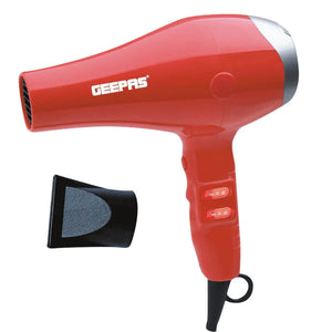 Geepas GH8078 Hair Dryer|1500W Powerful DC Motor| 3 Heat & 2 Speed Settings| Cool Shot Function| Overheat Protection| Detachable Filter| Long-Life Motor| 2 Years Warranty